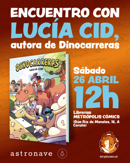 Presentación de DINOCARRERAS con Lucía Cid en A Coruña