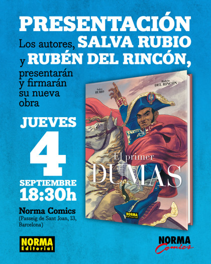 Presentación de 'EL PRIMER DUMAS' en Barcelona