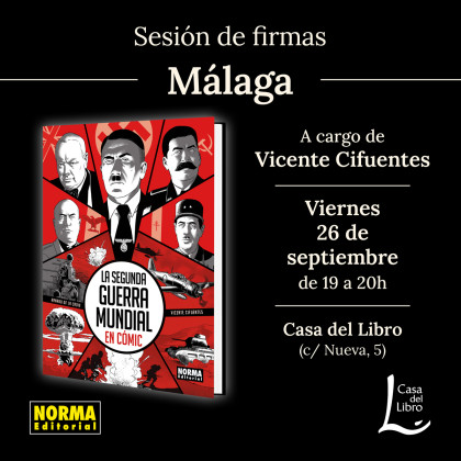 Sesión de firmas de Vicente Cifuentes en Málaga