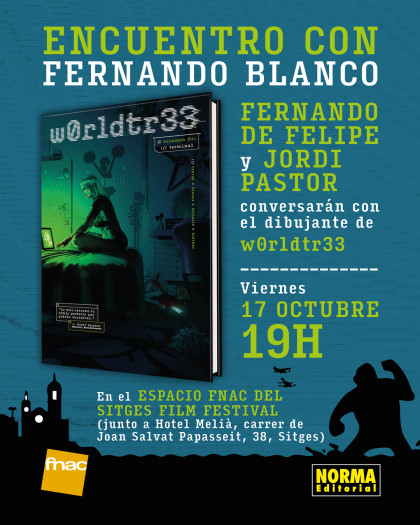 Encuentro con Fernando Blanco en el Festival de Sitges
