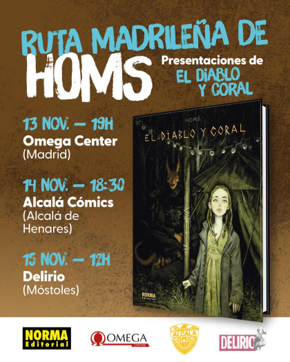 Presentación de 'EL DIABLO Y CORAL' con Homs en Madrid