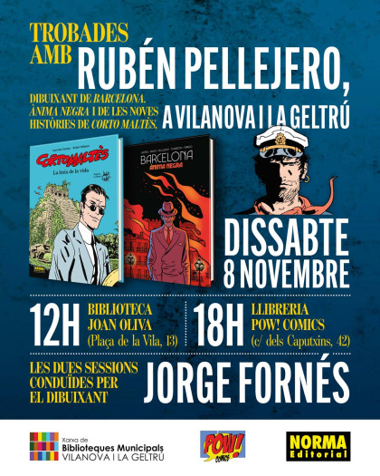 Trobades amb Rubén pellejero a Pow! Comics de Vilanova i la Geltrú