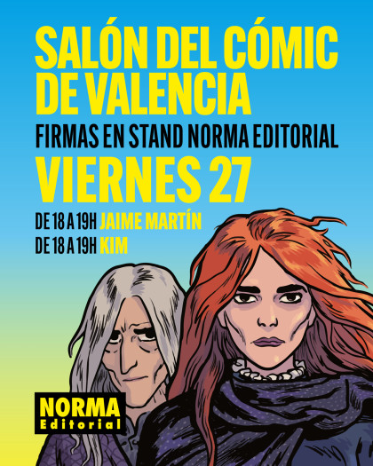 Horario de firmas del viernes de nuestro stand en el Salón del Cómic de Valencia