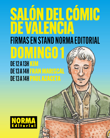 Horario de firmas del domingo de nuestro stand en el Salón del Cómic de Valencia
