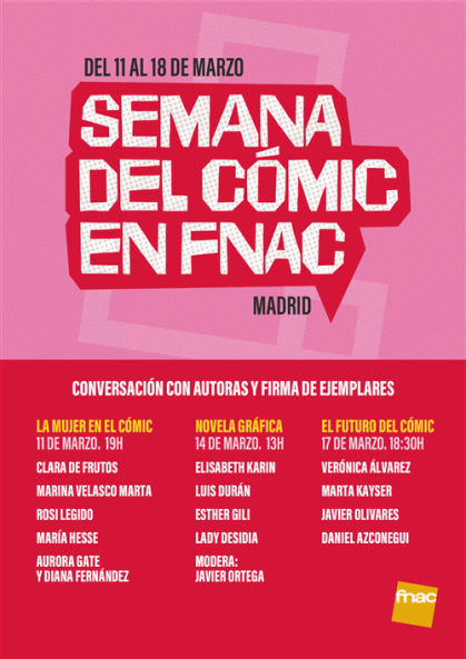 NUESTRAS AUTORAS EN LA SEMANA DEL CÓMIC EN FNAC (MADRID)