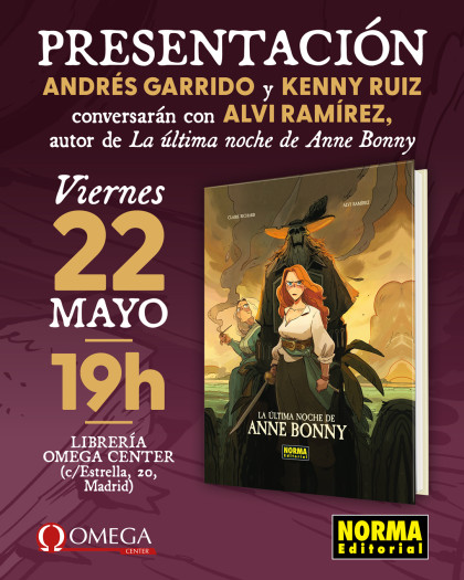 PRESENTACIÓN DE 'LA ÚLTIMA NOCHE DE ANNE BONNY' CON ALVI RAMÍREZ EN MADRID