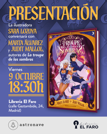PRESENTACIÓN DE 'LA TROUPE DE LAS SOMBRAS' EN MADRID